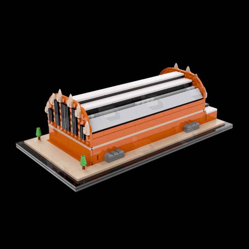 Butler Bricks Hinkle Fieldhouse Set