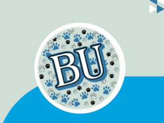 "BU" Sticker