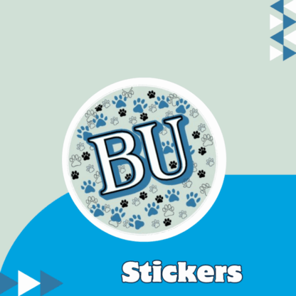 "BU" Sticker
