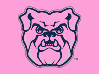 Pink Bulldog Sticker