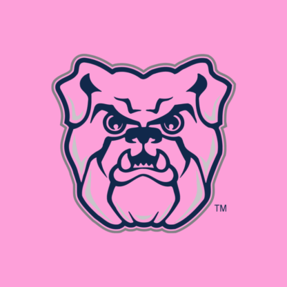 Pink Bulldog Sticker x BCA Awareness Month