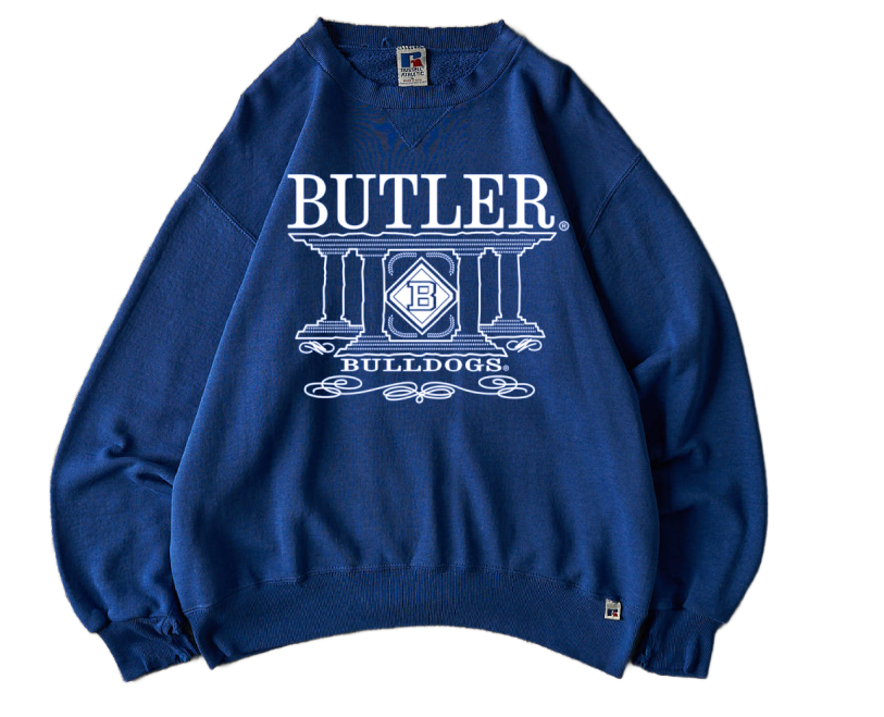 Authentic Vintage Crewneck – 1990s Butler Pillars