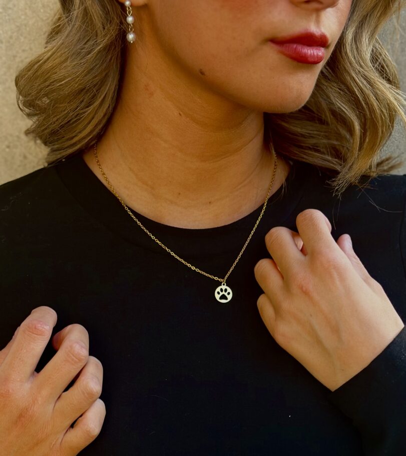 Paw Print Necklace