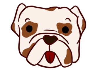 Bulldog Soft Enamel Pin