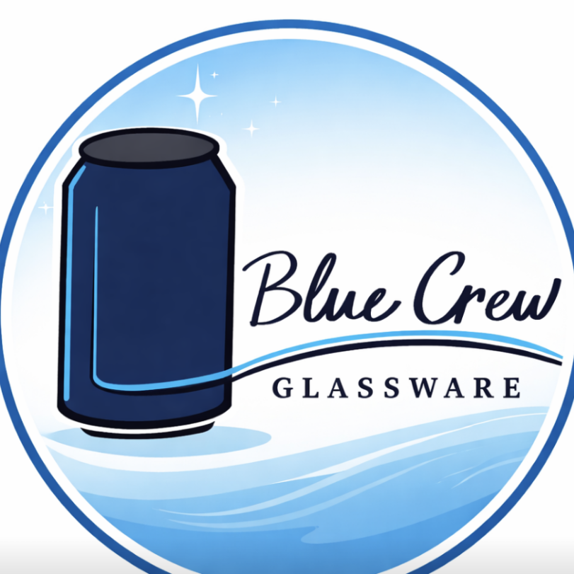 Blue Crew Glassware
