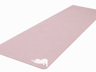 Lilac Yoga mat with Stretching Dog