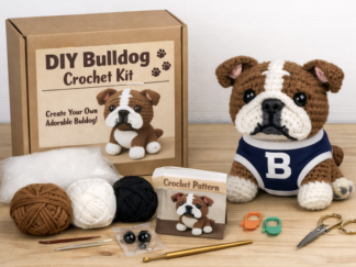DIY Crochet Bulldog Kit