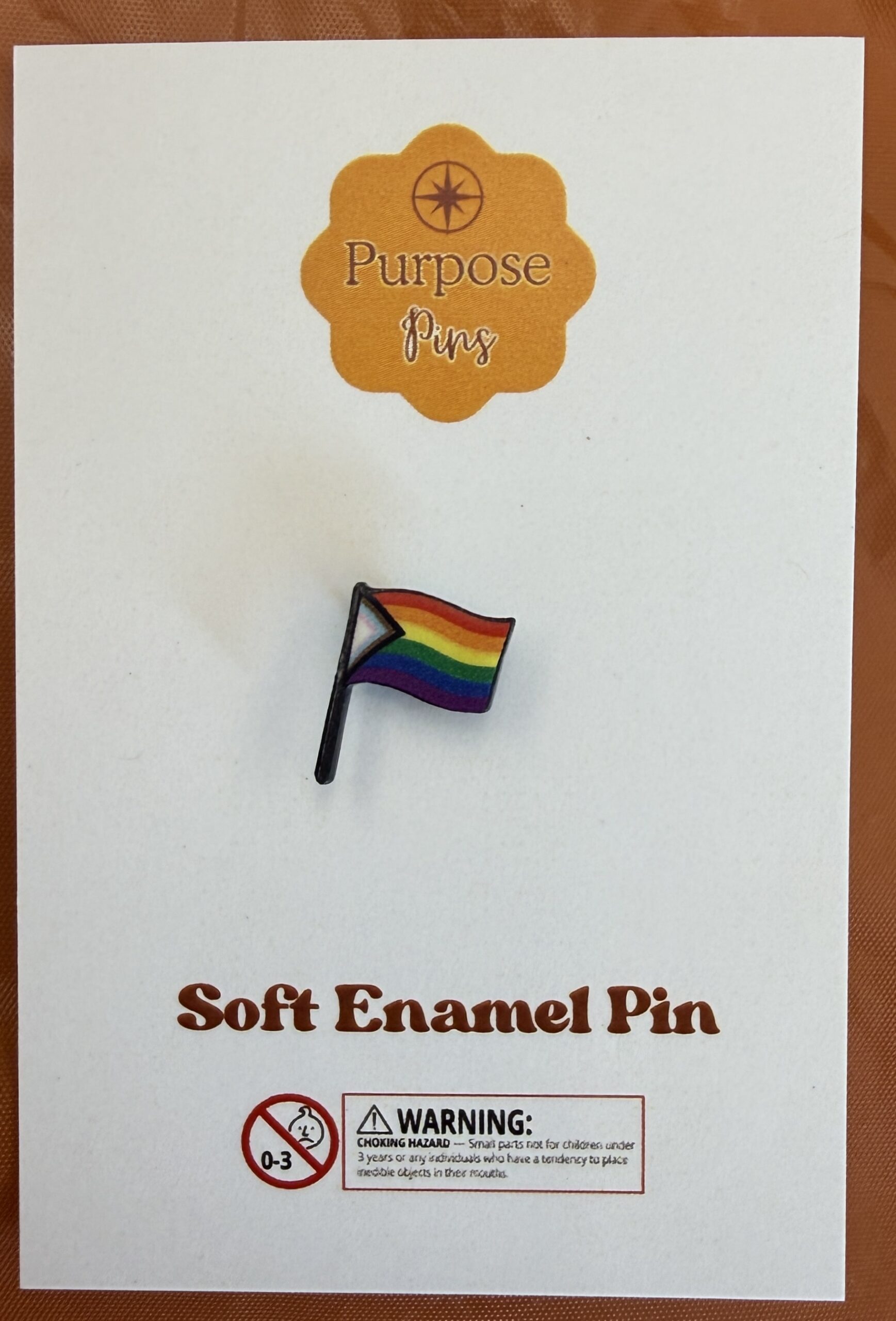 LGBTQ+ Flag Soft Enamel Pin - Image 2