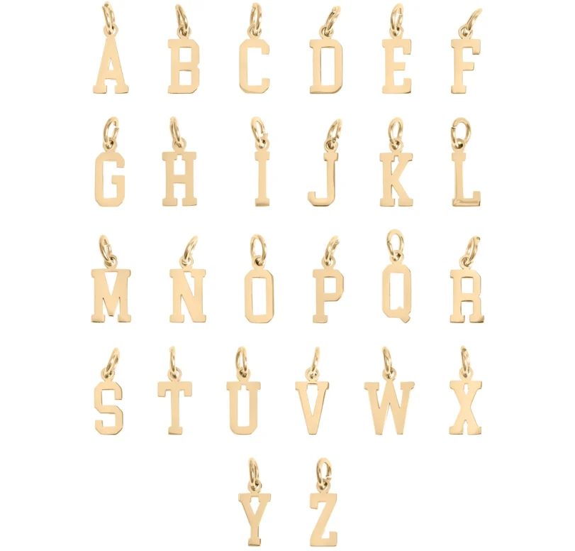 Initial Letter Charm for Mother's Day Bracelet