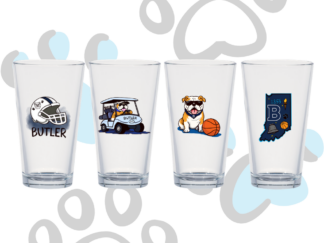 16oz Custom Butler Student Designed Glassware Set