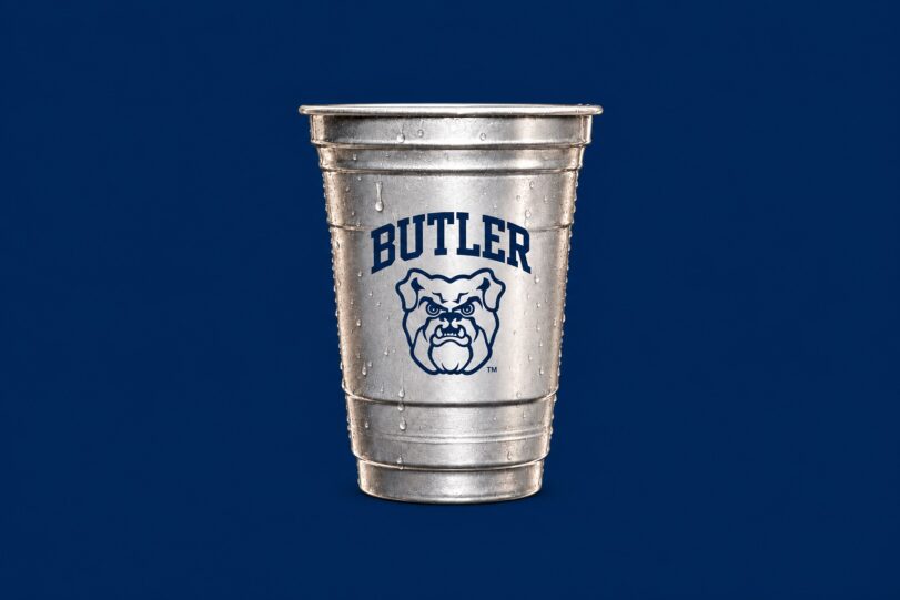 Butler Aluminum Cup (4-Pack) - Classic Butler Bulldog